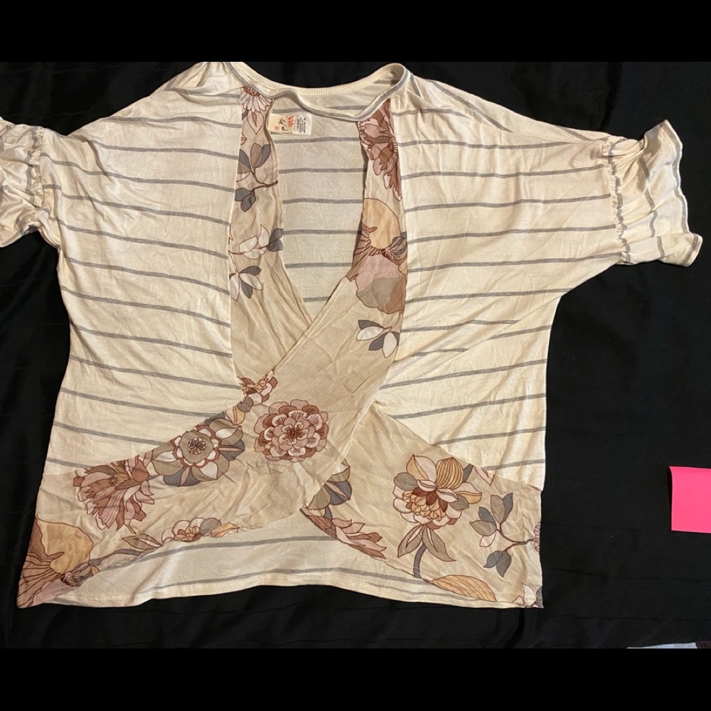 Floral Open Back Top